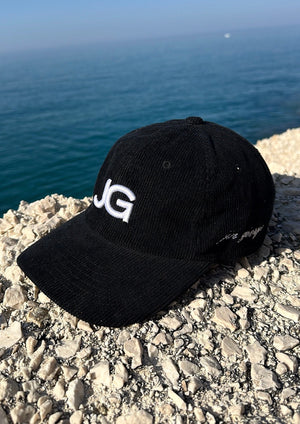 JG Black Corduroy Hat