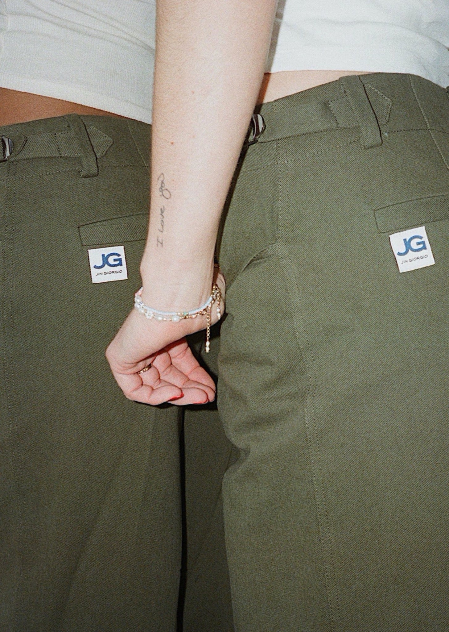 Olive Utility Pants